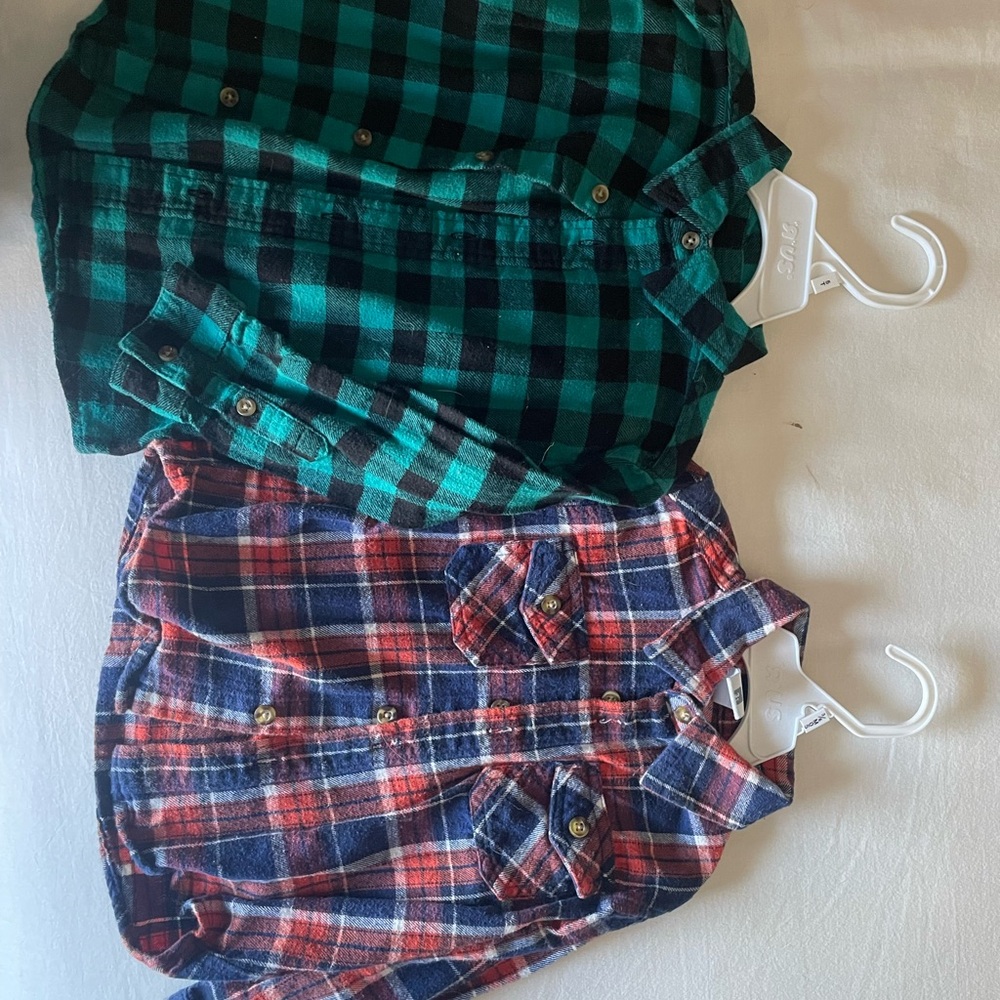 3T boys flannels